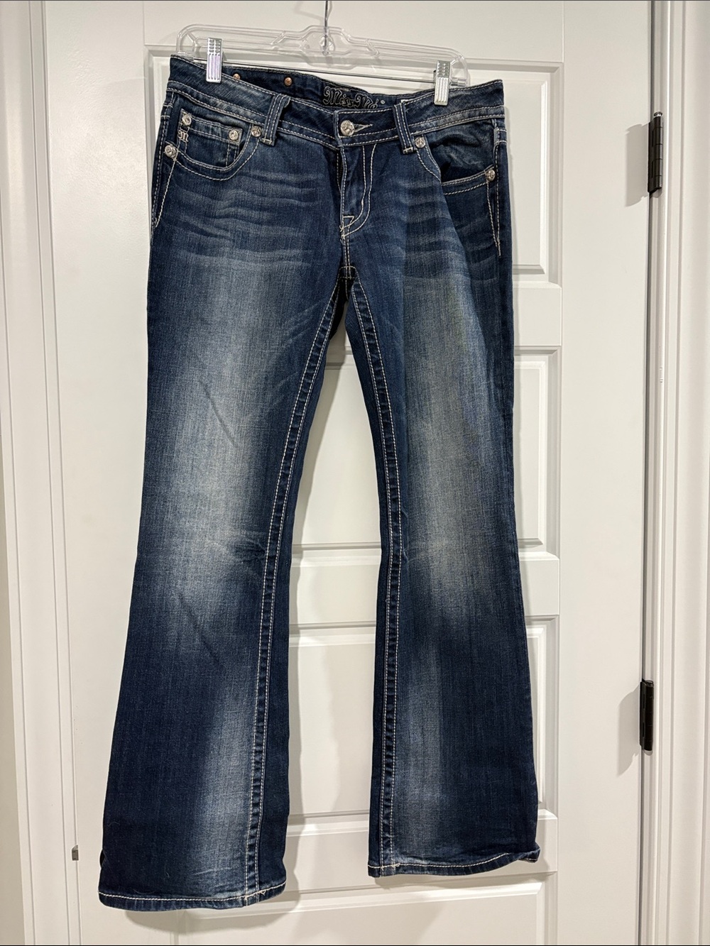Miss Me Dark Blue Boot Cut Jeans